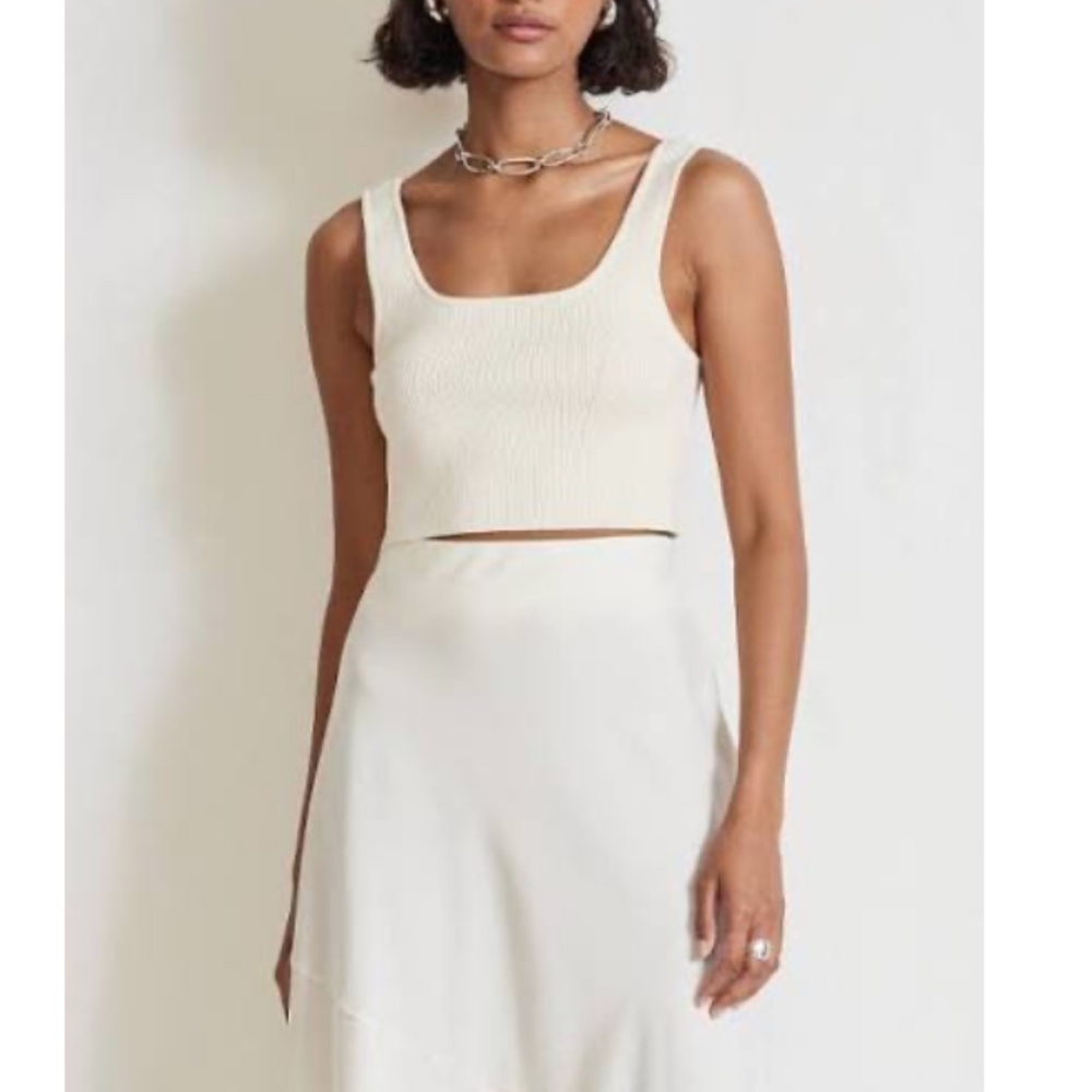 Apiece Apart~ Ilia Crop~ CREAM~ Small~ BNWT